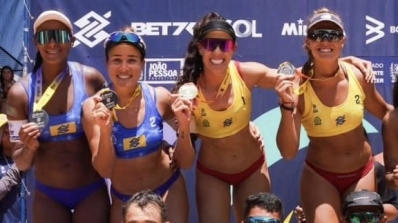 Atletas do vôlei de praia do CRB estream no Circuito Brasileiro de Vôlei de Praia