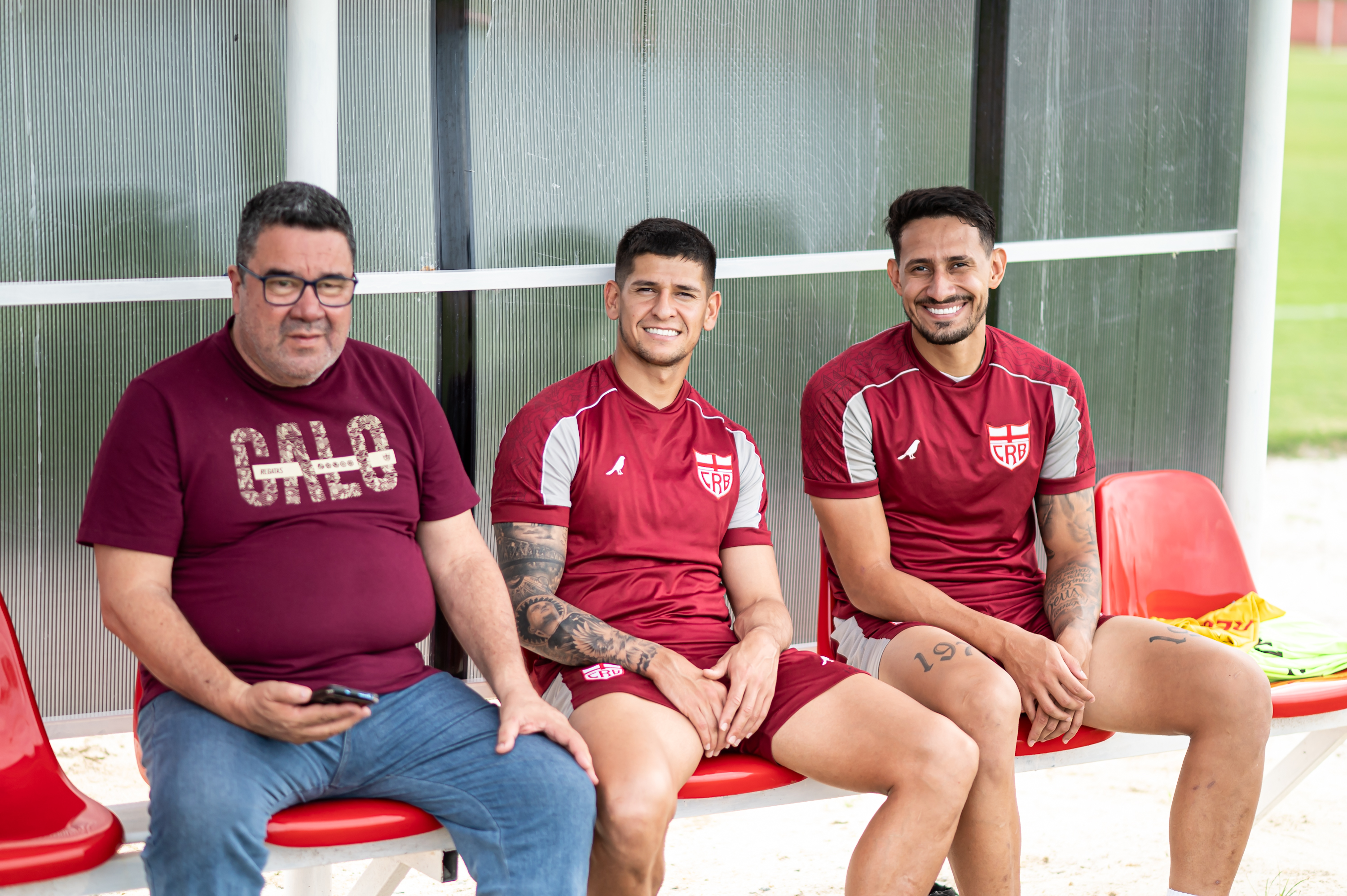 Com Facundo Barceló inscrito no BID, CRB treina no CT Ninho do Galo