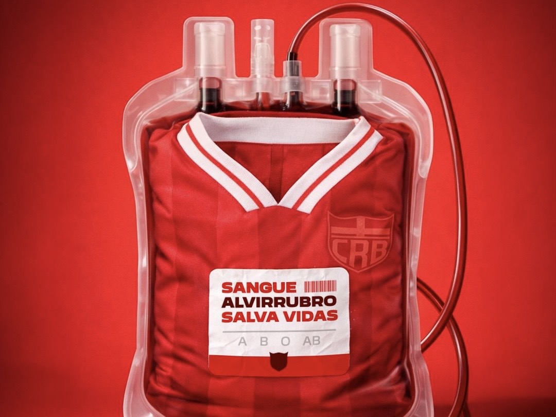 CRB lança ação solidária de doação de sangue em parceria com o Hemoal   