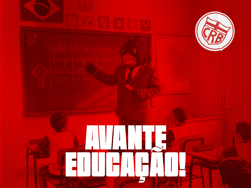 CRB lança ação social “Avante Educação” para a temporada 2026