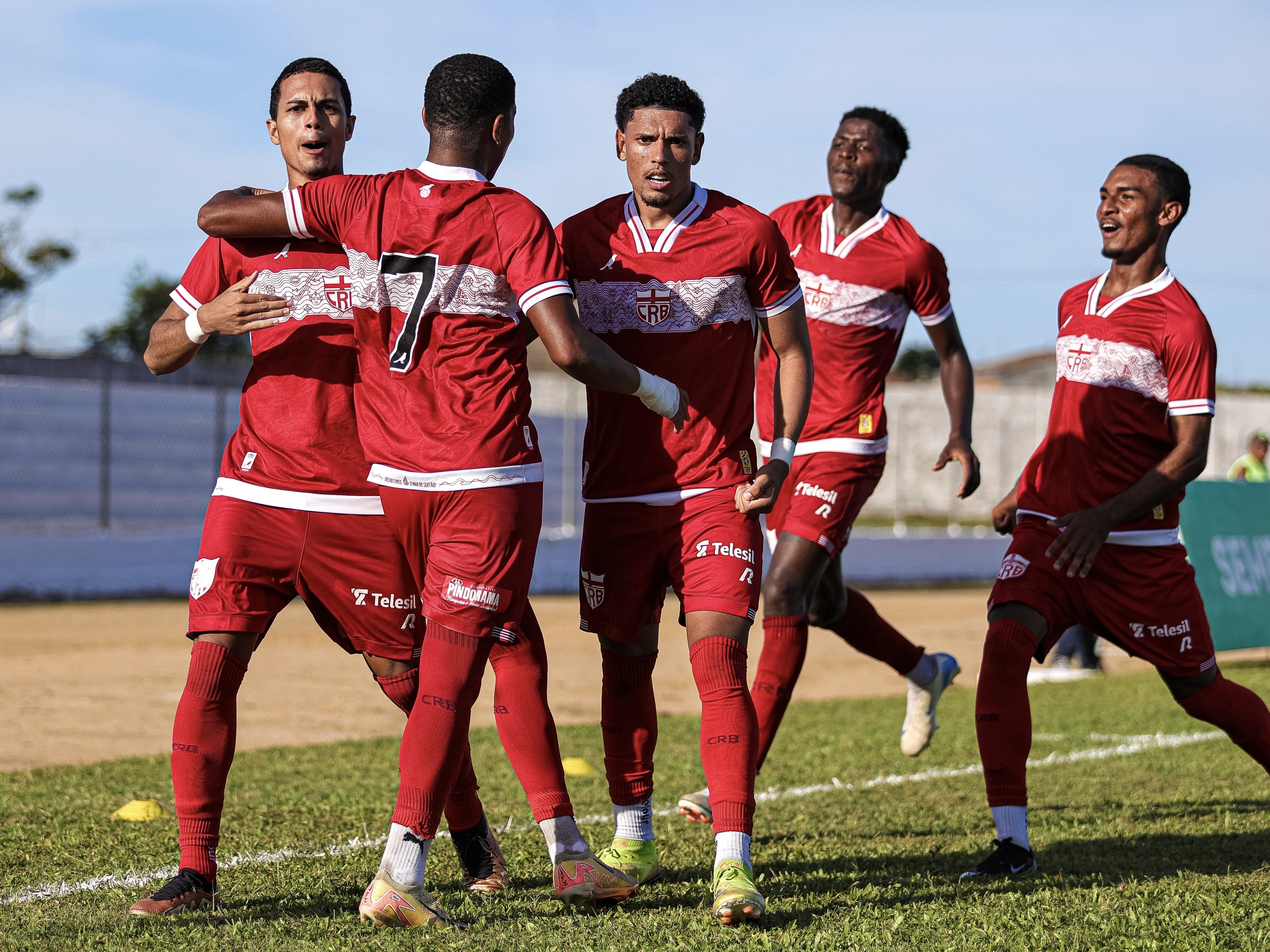 Base do CRB goleia o Coruripe por 5x1 pela Copa Alagoas