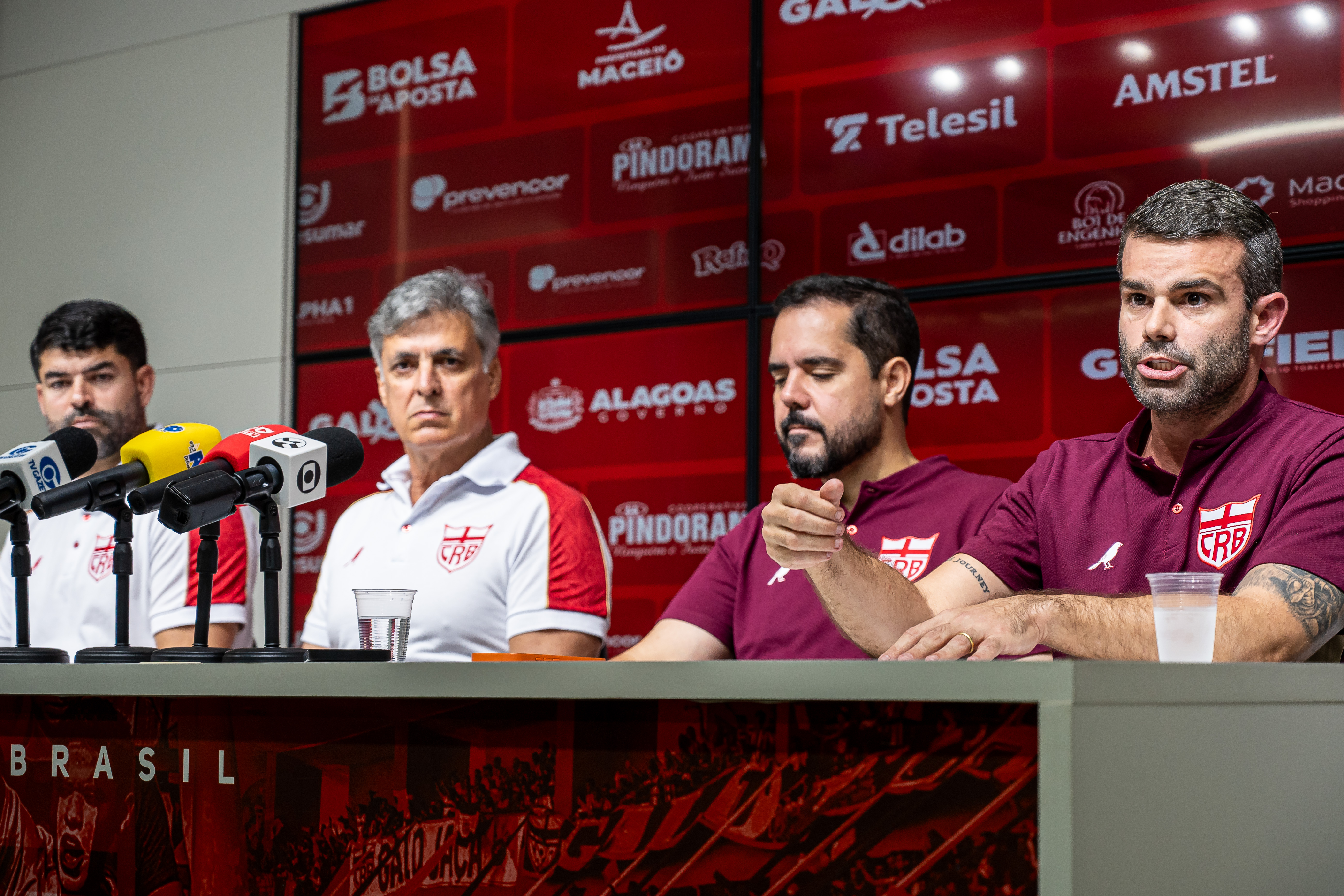 CRB reúne diretoria e departamento médico em coletiva no CT Ninho do Galo